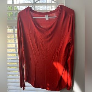 Burnt orange Tunic .